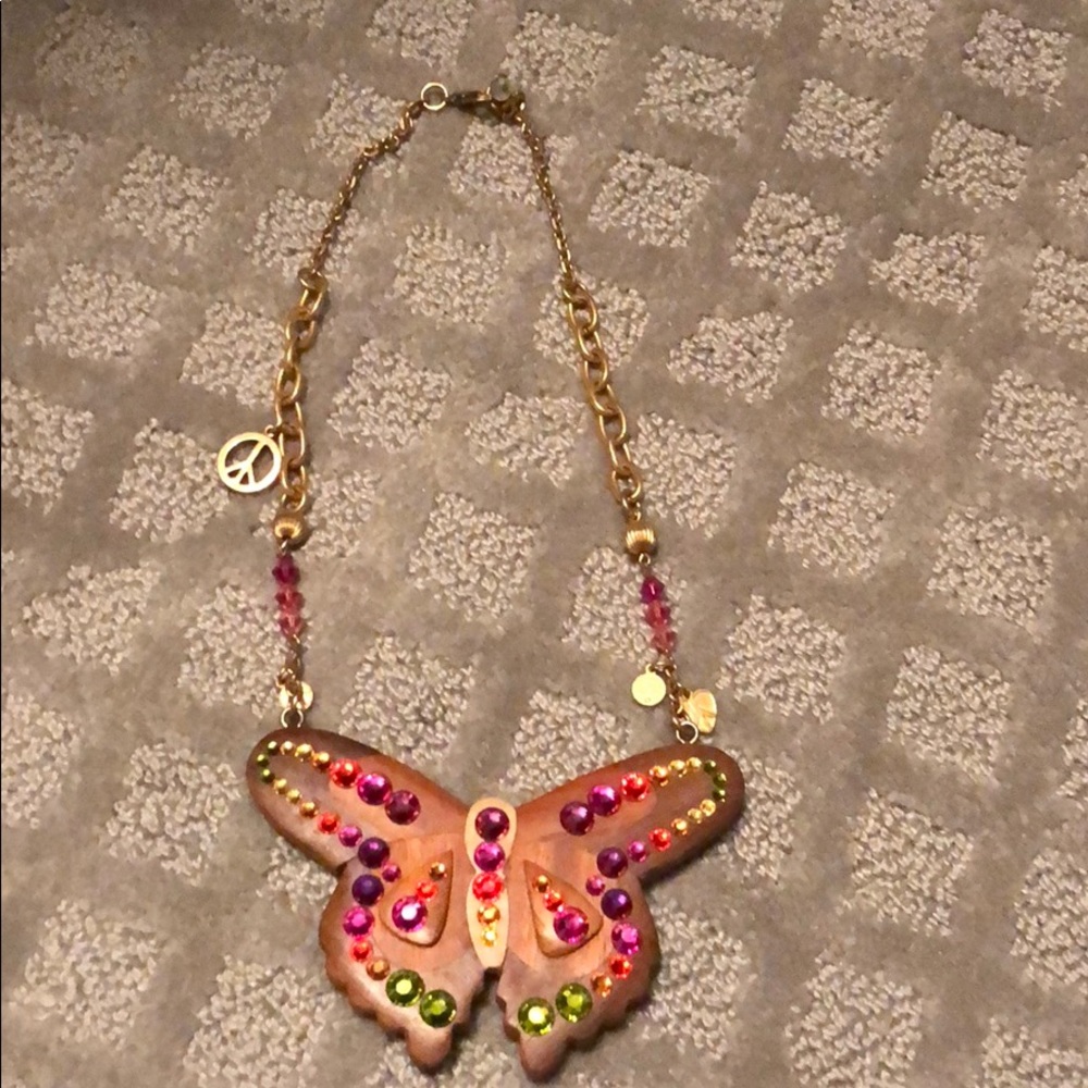 Tarina Tarantino butterfly necklace